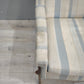 82478 Poltrona originale anni '60 con struttura in teak e tessuto a righe
