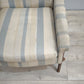82478 Poltrona originale anni '60 con struttura in teak e tessuto a righe