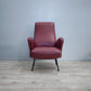 82471 Poltroncina vintage bordeaux in sky