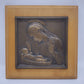81976 Quadro in bronzo con base in legno firmato Mistruzzi, Natività