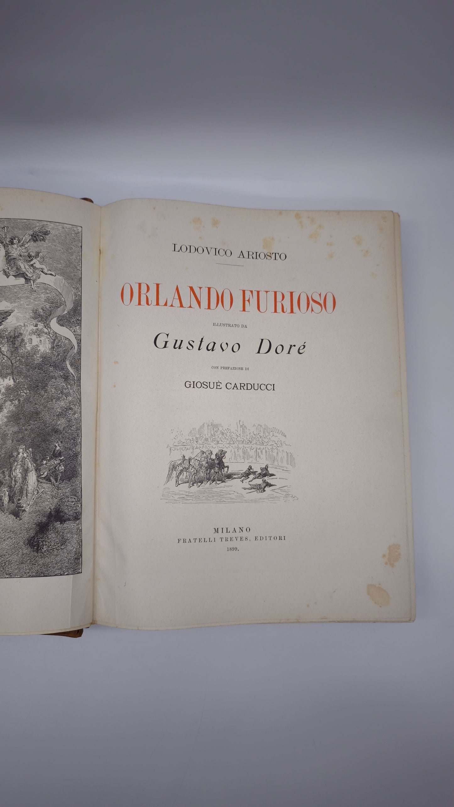 81947 Ludovico Ariosto, Orlando Furioso, Fratelli Treves Editori, Milano, 1899