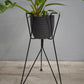 82373-2 Porta piante vintage pieghevole in metallo
