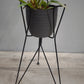 82373-2 Porta piante vintage pieghevole in metallo