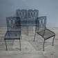 82505 Set n 4 sedie in ferro e plexiglass Ciacci Kreaty