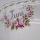 82526 Ciotolina in ceramica Royal Albert 1970, Flower of the month series, Roses, June