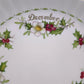 82527 Vassoio in ceramica Royal Albert, 1970, Flower of the month series, Christmas rose