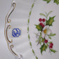 82527 Vassoio in ceramica Royal Albert, 1970, Flower of the month series, Christmas rose