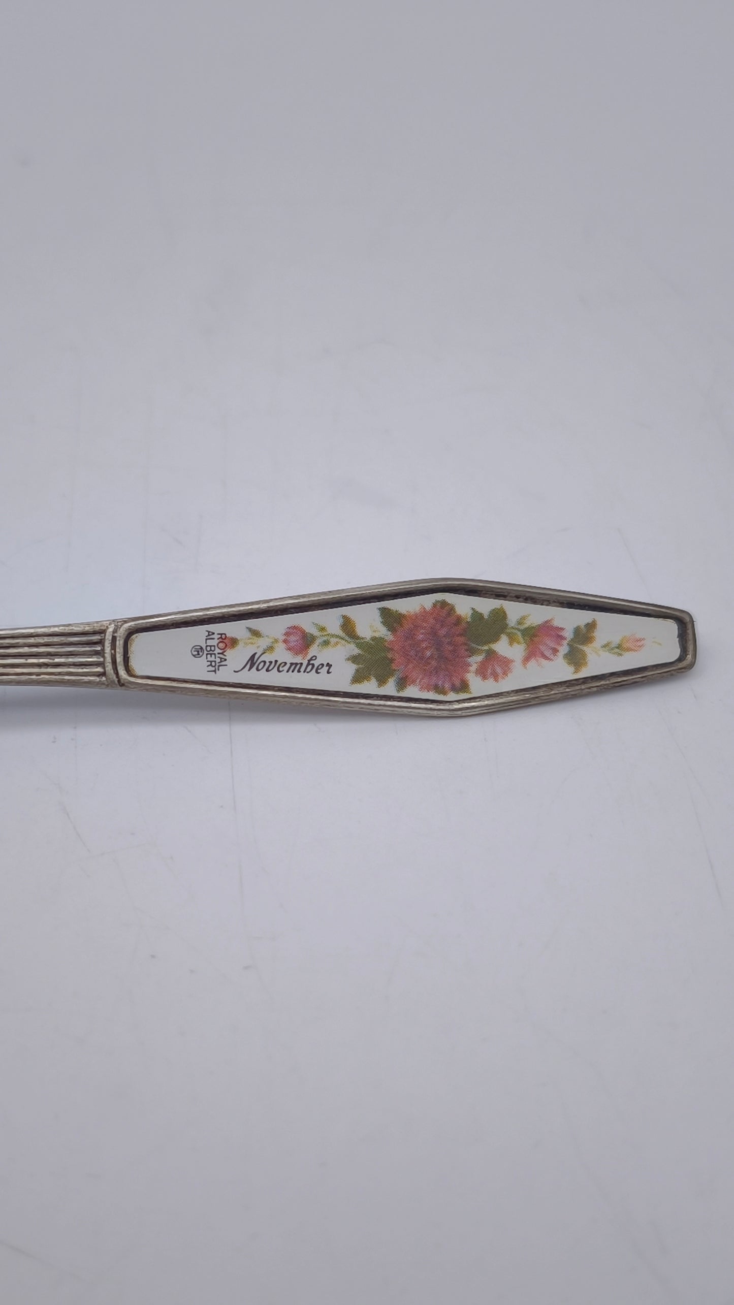 82538 Cucchiaino Royal Albert, November, silver plated