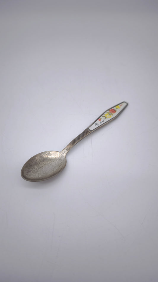 82538 Cucchiaino Royal Albert, April, silver plated