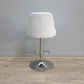 82546 Sgabello bianco con altezza regolabile