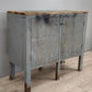 82474 Credenza da lavoro in ferro con piano in legno