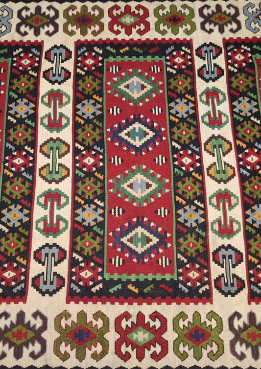 82624 Tappeto Kilim in vari colori