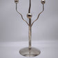 82607 Candelabro in metallo argentato Mesa Italy, anni '80