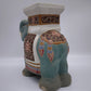 82691 Coppia di alzatine a forma di elefante in ceramica
