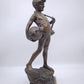 81458 Statua acquaiolo in bronzo su base in marmo firmata De Martino