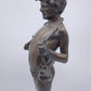 81458 Statua acquaiolo in bronzo su base in marmo firmata De Martino