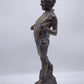 81458 Statua acquaiolo in bronzo su base in marmo firmata De Martino