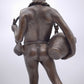 81458 Statua acquaiolo in bronzo su base in marmo firmata De Martino