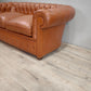 82766 Divano letto Chester in pelle marrone