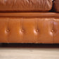 82766 Divano letto Chester in pelle marrone