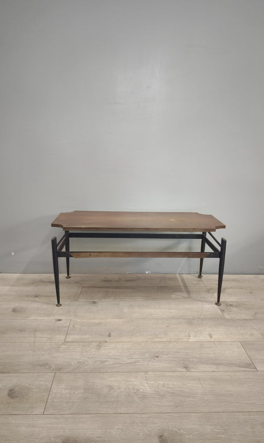 82930 Tavolo da salotto con base in ferro