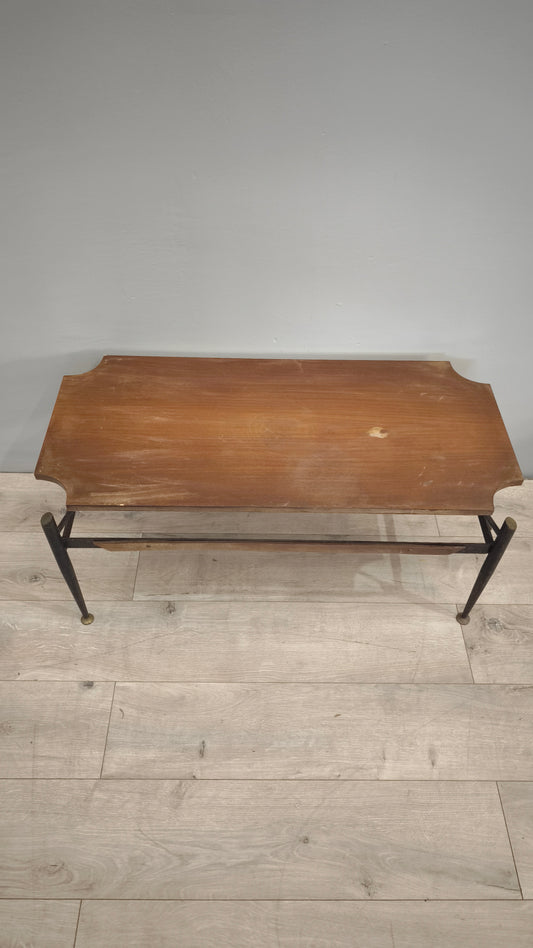 82930 Tavolo da salotto con base in ferro