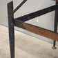 82930 Tavolo da salotto con base in ferro