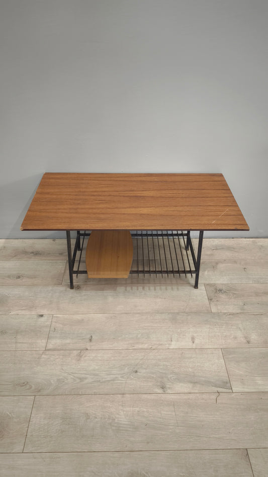 82929 Tavolo basso con base in ferro