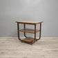 82953 Tavolino stile art déco con due ripiani