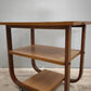 82953 Tavolino stile art déco con due ripiani