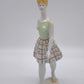 82872 Statuina fanciulla in ceramica Kezzell Festett