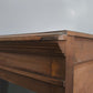 83264 Vetrina in legno un'anta con ripiani in vetro