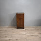 83265 Comodino in legno con piano in marmo grigio