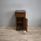 83265 Comodino in legno con piano in marmo grigio