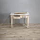 83645 Tavolo da cucina in legno con piano in marmo