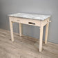 83645 Tavolo da cucina in legno con piano in marmo