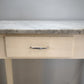 83645 Tavolo da cucina in legno con piano in marmo