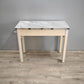 83645 Tavolo da cucina in legno con piano in marmo
