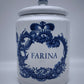 83803 Barattolo in ceramica Delft made in Holland, Farina