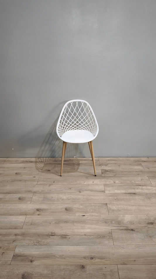 83914 Sedia bianca moderna