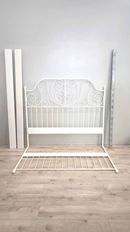 83978 Struttura letto matrimoniale bianca Ikea