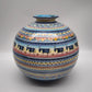 84077 Vaso in ceramica dipinta Ravello