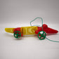 83152 Giocattolo vintage in plastica, coccodrillo