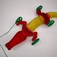 83152 Giocattolo vintage in plastica, coccodrillo