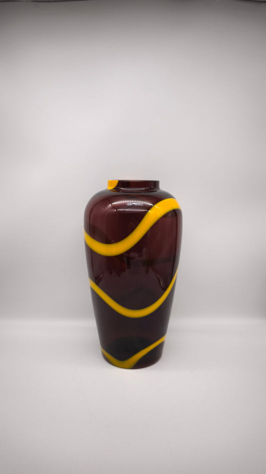 81836 Vaso Snake di Nason Moretti in vetro di Murano