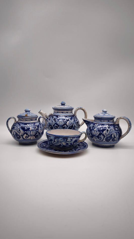 83230 Servizio da tè in ceramica Mastrogiorgio Gualdo Tadino, Perugia