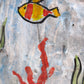 84084 Scultura pesce in ceramica di Caltagirone