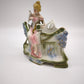 83293 Cache-pot statuina dama in porcellana Biscuit