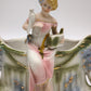 83293 Cache-pot statuina dama in porcellana Biscuit