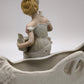 83293 Cache-pot statuina dama in porcellana Biscuit